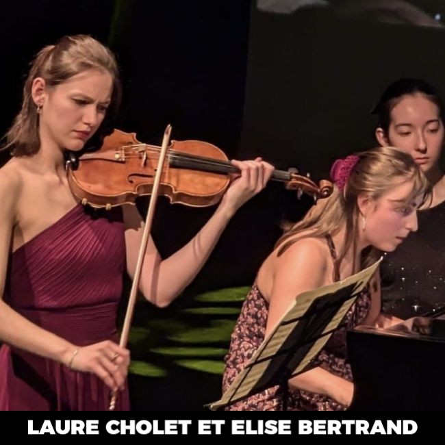 Elise Bertrand et Laure Cholet